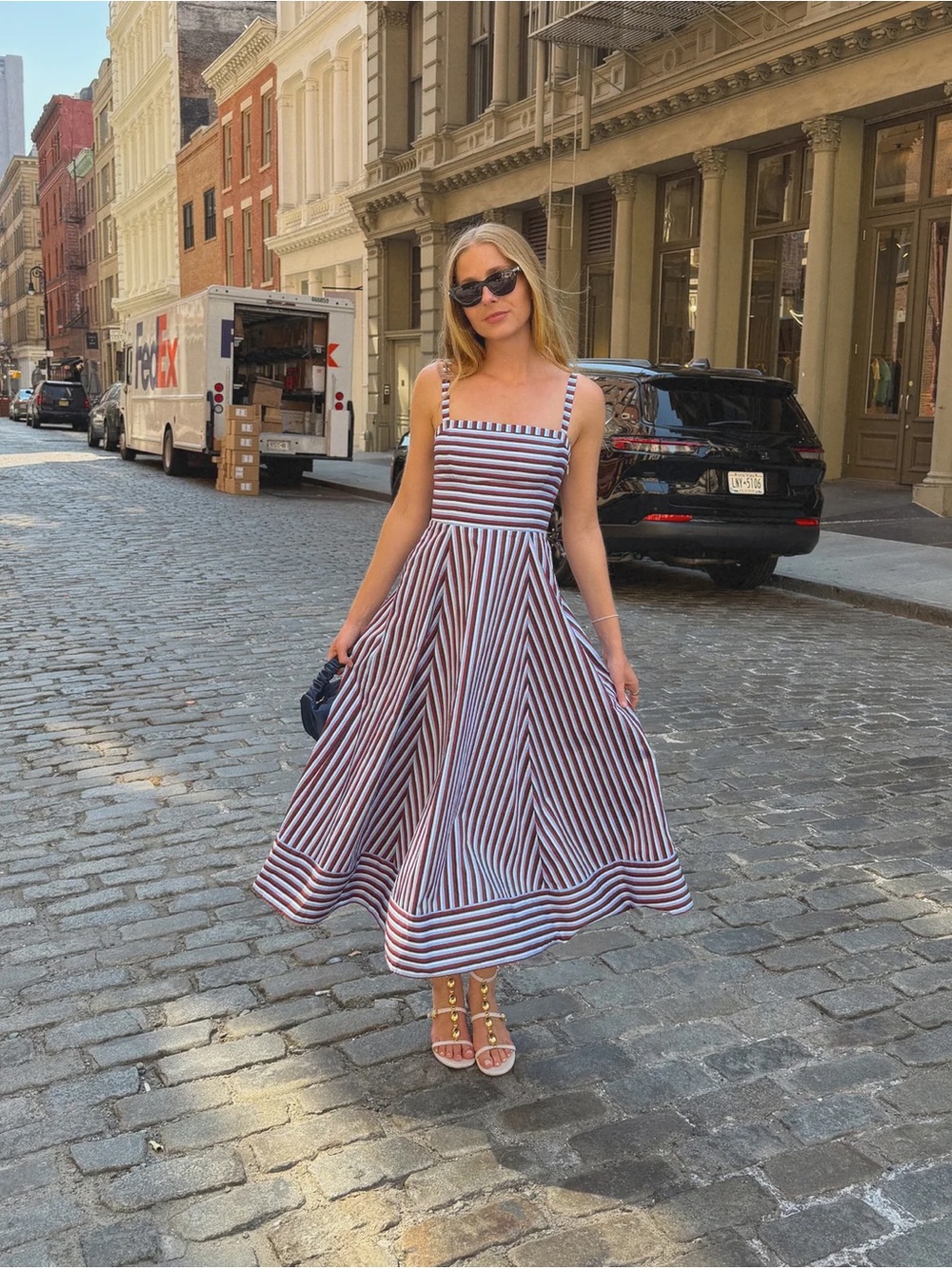 Hill House Margot Firecracker Stripe Sz M